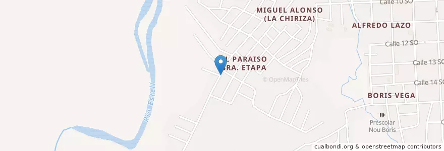 Mapa de ubicacion de Venta de Gas en Nikaragua, Estelí, Estelí (Municipio).