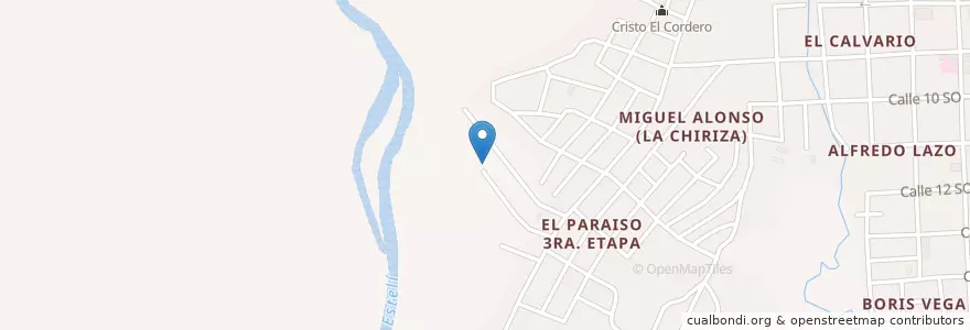 Mapa de ubicacion de Iglesia Evangélica en 尼加拉瓜, Estelí, Estelí (Municipio).