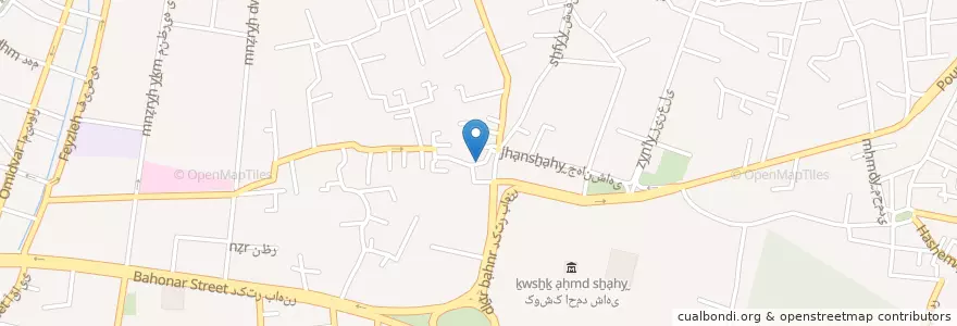 Mapa de ubicacion de مسجد جامع نیاوران en Irán, Teherán, شهرستان شمیرانات, Teherán, بخش رودبار قصران.
