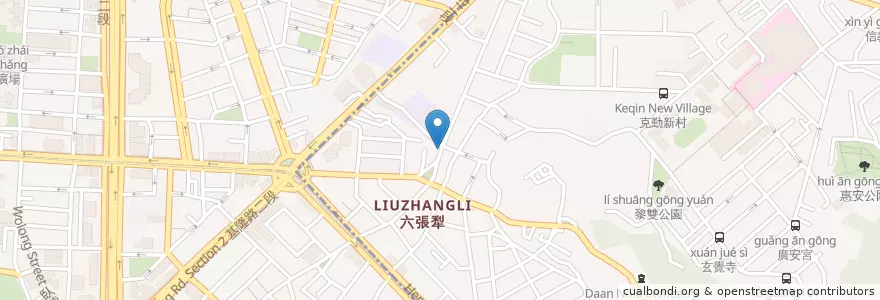 Mapa de ubicacion de PEG coffee en تايوان, تايبيه الجديدة, تايبيه, 大安區.