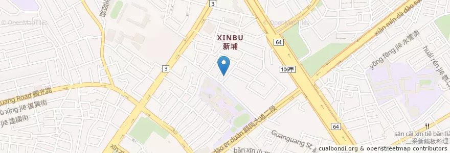 Mapa de ubicacion de DOSE 都是咖啡 1900 en 臺灣, 新北市, 板橋區.