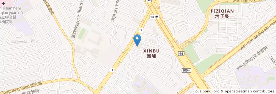 Mapa de ubicacion de 西雅圖極品咖啡 Barista Coffee 板橋親子文創館 en Taïwan, Nouveau Taipei, Panchiao.