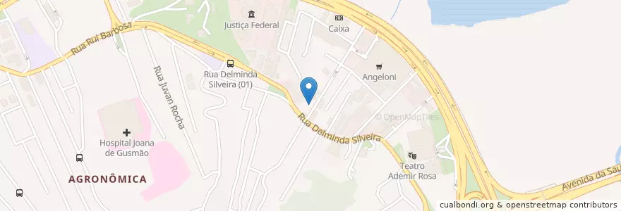 Mapa de ubicacion de Duda Willy en Brasil, Região Sul, Santa Catarina, Microrregião De Florianópolis, Região Geográfica Intermediária De Florianópolis, Florianópolis.