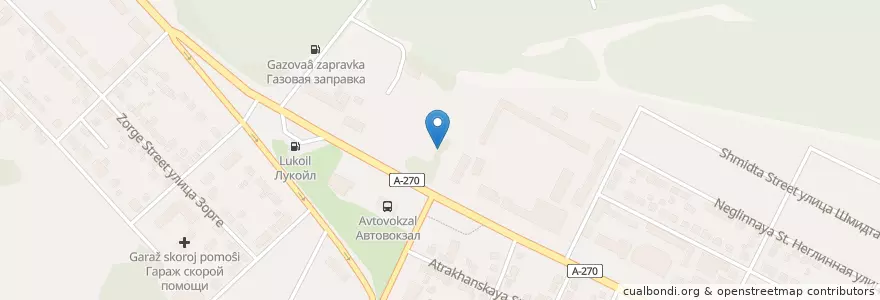 Mapa de ubicacion de Акрон Юг en ロシア, 南部連邦管区, ロストフ州, Городской Округ Новошахтинск.