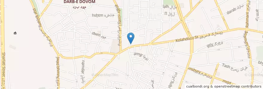 Mapa de ubicacion de کباب ارگانیک en ایران, استان تهران, شهرستان تهران, تهران, بخش مرکزی شهرستان تهران.