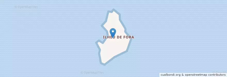 Mapa de ubicacion de Ilhéu de Fora en Portogallo, Ilhéu De Fora, Porto Santo, Porto Santo, Porto Santo.