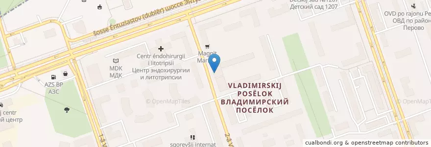 Mapa de ubicacion de Почта Банк en Rússia, Distrito Federal Central, Москва, Восточный Административный Округ.