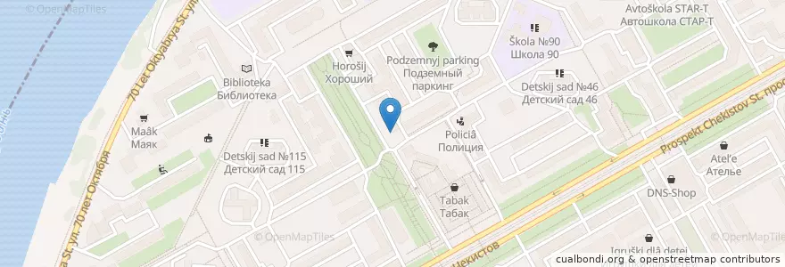 Mapa de ubicacion de Harats Irish Pub en Rusia, Южный Федеральный Округ, Krai De Krasnodar, Городской Округ Краснодар.