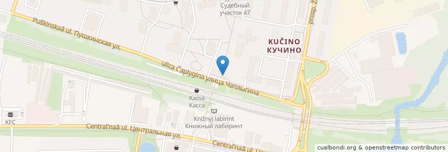 Mapa de ubicacion de Шаурма&Тандыр en روسيا, Центральный Федеральный Округ, محافظة موسكو, Городской Округ Балашиха.