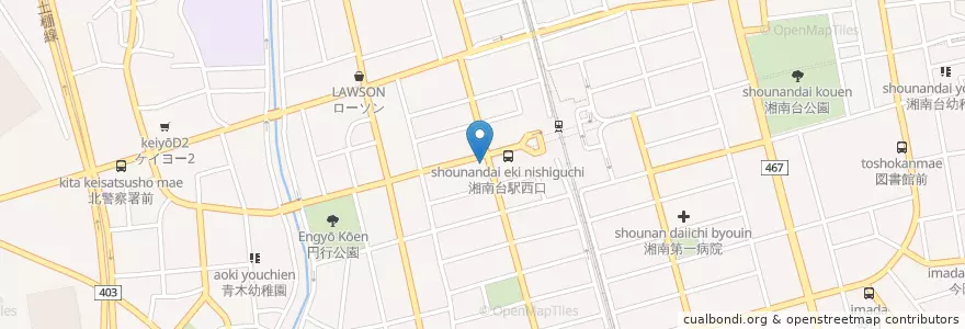 Mapa de ubicacion de マクドナルド en ژاپن, 神奈川県, 藤沢市.