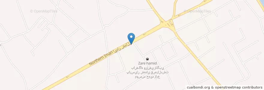 Mapa de ubicacion de داروخانه دکتر مهرابی en イラン, ファールス, شهرستان شیراز, بخش مرکزی, شیراز.