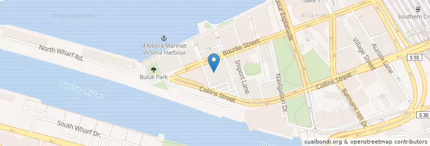 Mapa de ubicacion de The Harbour Family & Children’s Centre en استرالیا, Victoria, City Of Melbourne.