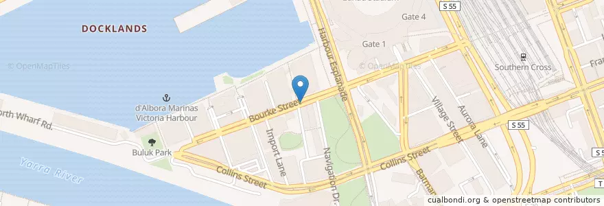 Mapa de ubicacion de Go Get en Australia, Victoria, City Of Melbourne.