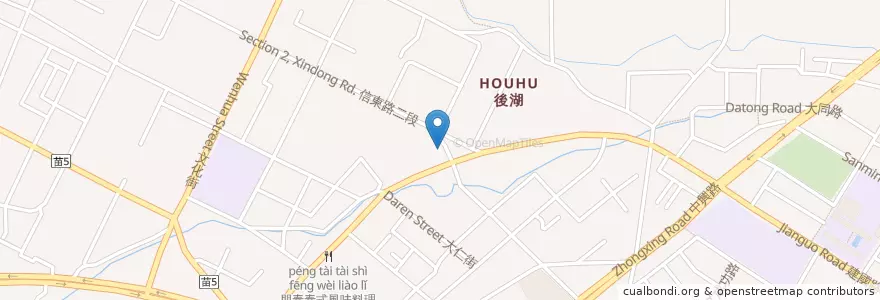 Mapa de ubicacion de 豚將日本拉麵 頭份店 en 타이완, 타이완성, 먀오리 현, 터우펀시.