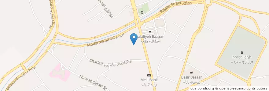 Mapa de ubicacion de آستانه اشرفیه en Iran, Gilan, شهرستان آستانه اشرفیه, بخش مرکزی, آستانه اشرفیه.