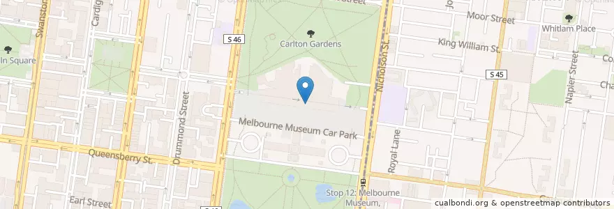 Mapa de ubicacion de Telstra en Australien, Victoria.