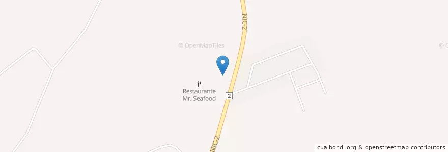 Mapa de ubicacion de El Farol Music & Food en ニカラグア, カラソ県.