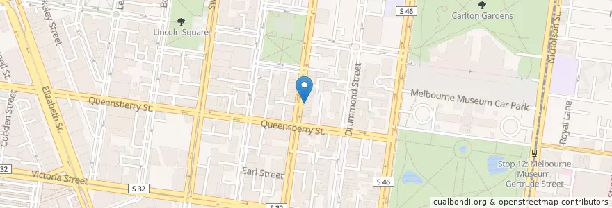 Mapa de ubicacion de Ying Thai 2 en Австралия, Виктория, City Of Melbourne.