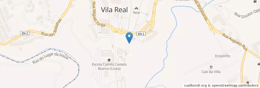 Mapa de ubicacion de Le Citron en Portogallo, Nord, Douro, Vila Real, Vila Real, Vila Real.