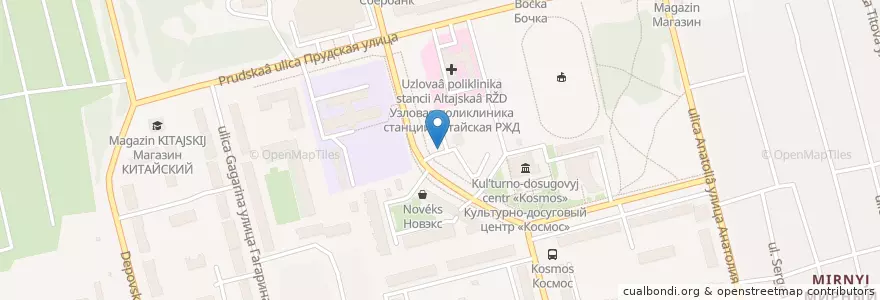 Mapa de ubicacion de Real en Russia, Distretto Federale Siberiano, Territorio Dell'altaj, Городской Округ Новоалтайск.
