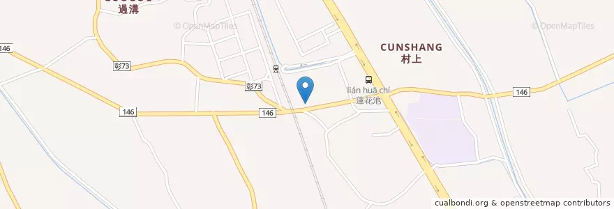 Mapa de ubicacion de 慈佑診所 en 台湾, 台湾省, 彰化県, 大村郷.