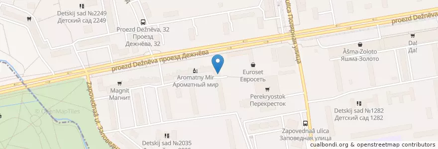 Mapa de ubicacion de Сбербанк en Russie, District Fédéral Central, Moscou, Северо-Восточный Административный Округ, Район Южное Медведково.