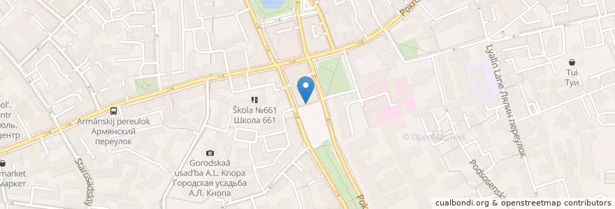 Mapa de ubicacion de Imagine en Russia, Distretto Federale Centrale, Москва, Центральный Административный Округ, Басманный Район.