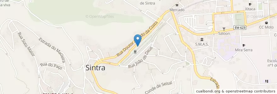 Mapa de ubicacion de Toilettes 0,5€ en Portugal, Aire Métropolitaine De Lisbonne, Lisbonne, Grande Lisboa, Sintra, Sintra.