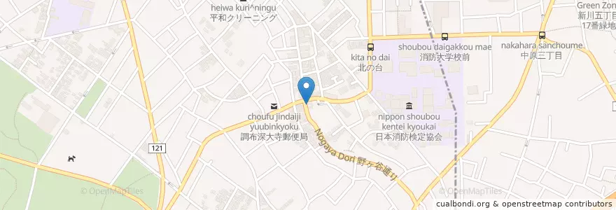 Mapa de ubicacion de JAマインズ 野ヶ谷支店 en Japão, Tóquio.