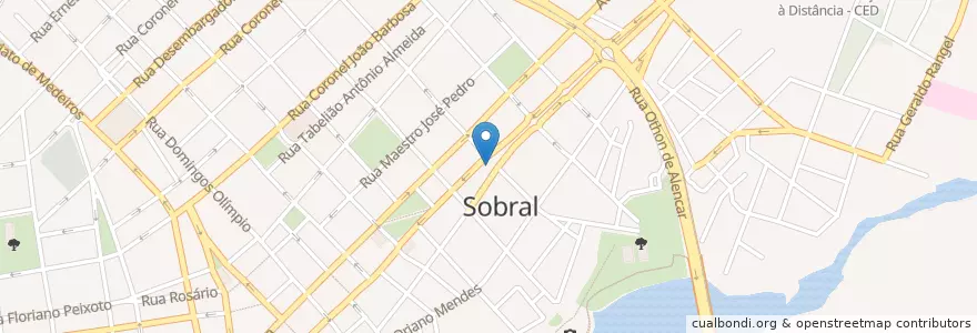 Mapa de ubicacion de Tako Sushi Bar en Brasilien, Nordosten, Ceará, Microrregião De Sobral, Região Geográfica Intermediária De Sobral, Sobral.