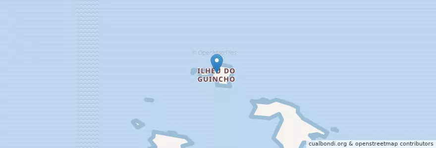 Mapa de ubicacion de Ilhéu do Guincho en Portugal, Ilhéu Do Guincho, Machico, Caniçal.