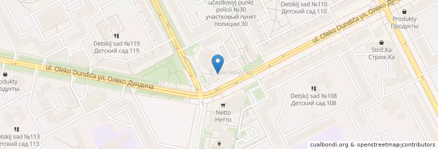 Mapa de ubicacion de Венера en Russland, Föderationskreis Nordwest, Oblast Leningrad, Sankt Petersburg, Фрунзенский Район, Балканский Округ.