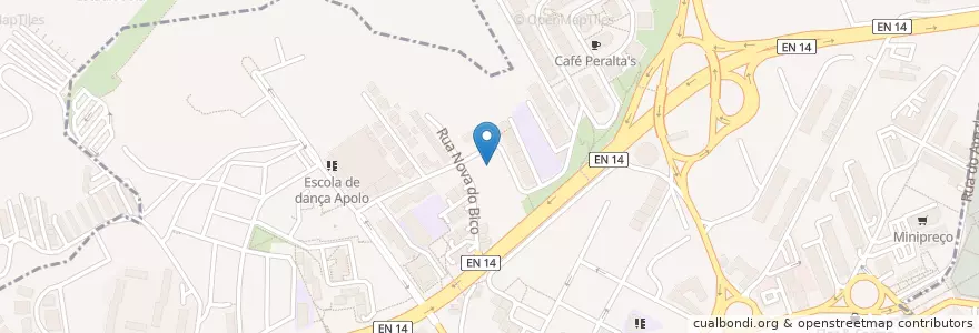 Mapa de ubicacion de Lavagem Auto en Португалия, Северный, Braga, Каваду, Braga, São Vicente.