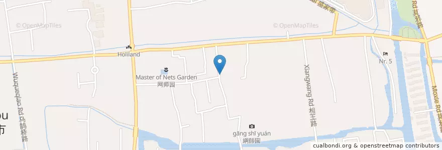 Mapa de ubicacion de Wuer Space en China, Suzhou, Jiangsu, 姑苏区, 双塔街道.
