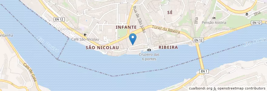 Mapa de ubicacion de Adega do Conde en Portekiz, Norte, Porto, Área Metropolitana Do Porto, Porto, Vila Nova De Gaia, Santa Marinha E São Pedro Da Afurada.