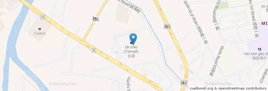 Mapa de ubicacion de Starbucks en 台湾, 桃園市, 蘆竹区.