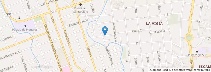 Mapa de ubicacion de Consultorio Médico en Küba, Villa Clara, Santa Clara, Ciudad De Santa Clara.