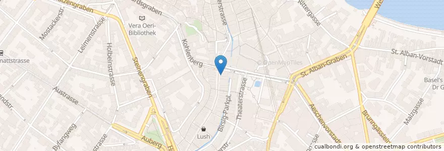 Mapa de ubicacion de La Sosta en Svizzera, Basilea Città, Basel.