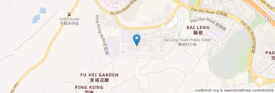 Mapa de ubicacion de 小童群益會粉嶺青少年綜合服務中心（清河分處）BGCA Fanling Youth Integrated Service Centre (Ching Ho  Branch) en China, Hong Kong, Guangdong, Wilayah Baru, 北區 North District.