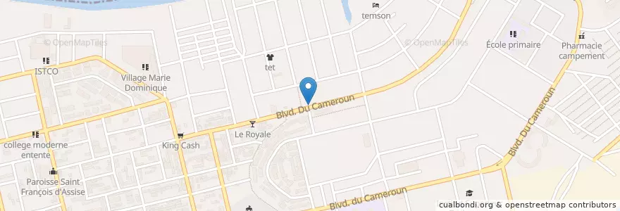 Mapa de ubicacion de Pharmacie Quartier Divo en Elfenbeinküste, Abidjan, Koumassi.