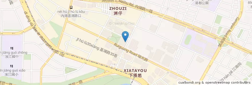 Mapa de ubicacion de 12MINI en Taïwan, Nouveau Taipei, Taipei, District De Neihu.