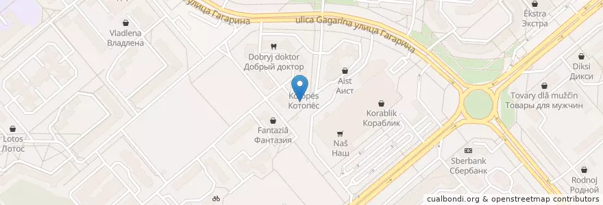 Mapa de ubicacion de Профессионал en Russia, Distretto Federale Centrale, Калужская Область, Городской Округ Обнинск.