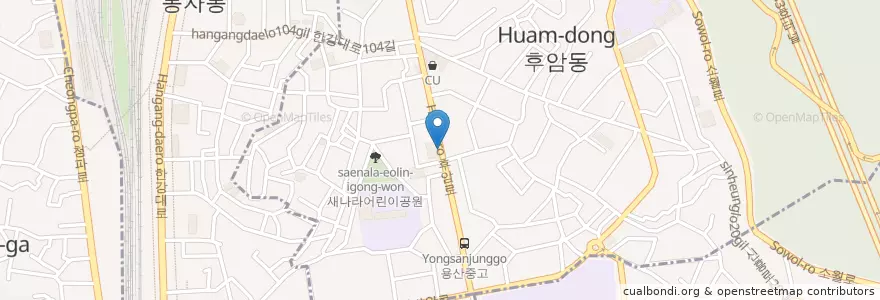 Mapa de ubicacion de O'Fête en Coreia Do Sul, Seul, 용산구.