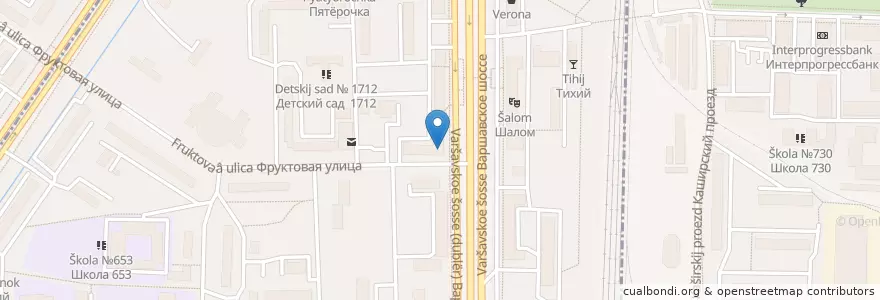 Mapa de ubicacion de Старый Лекарь en Rusland, Centraal Federaal District, Moskou, Южный Административный Округ, Нагорный Район.