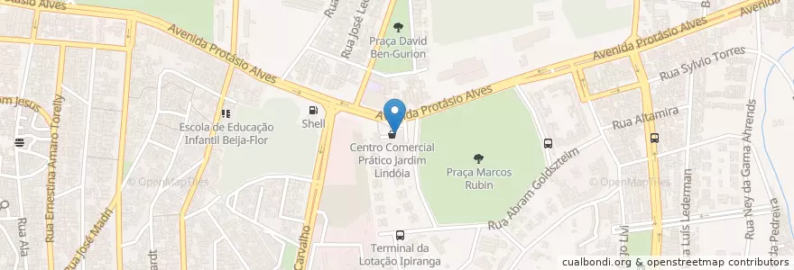 Mapa de ubicacion de Banrisul en ブラジル, 南部地域, リオグランデ・ド・スル, Região Metropolitana De Porto Alegre, Região Geográfica Intermediária De Porto Alegre, Região Geográfica Imediata De Porto Alegre, ポルト・アレグレ.