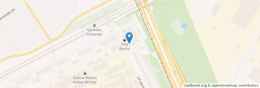 Mapa de ubicacion de Пивная № 1 пиццерия en Rusland, Centraal Federaal District, Moskou, Западный Административный Округ, Район Солнцево.