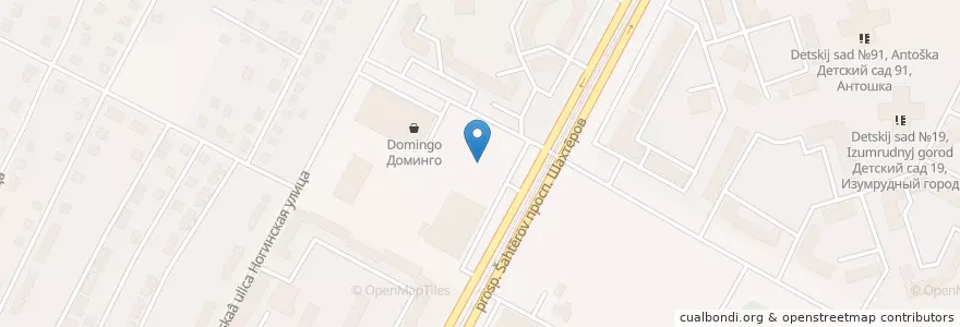 Mapa de ubicacion de РИО Синема (2 этаж) en ロシア, シベリア連邦管区, ケメロヴォ州, ケメロフスキー地区, ケメロヴォ管区.