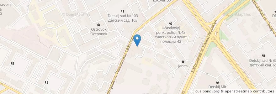 Mapa de ubicacion de Setka Urban Bar en Rússia, Distrito Federal Central, Oblast De Voronej, Городской Округ Воронеж.