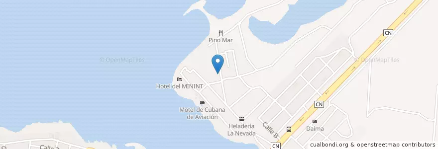 Mapa de ubicacion de Los Fulanos en Cuba, Matanzas, Cárdenas.