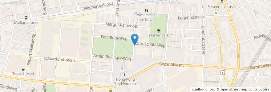 Mapa de ubicacion de Namaste en Switzerland, Zurich, District Zurich, Zurich.